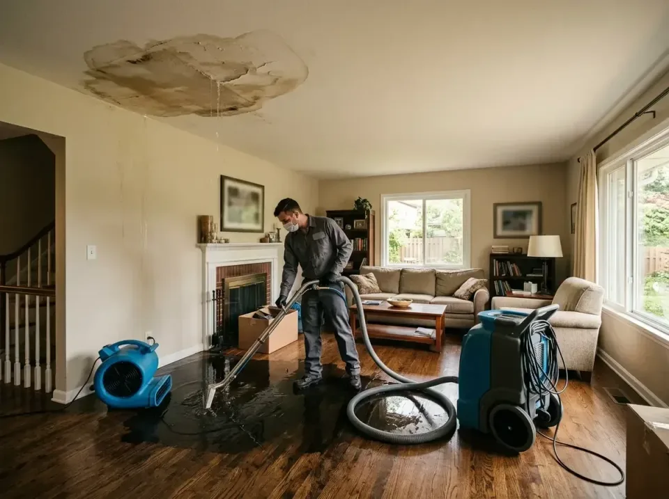 attic-pipe-burst-ceiling-drip-008 — frequently asked questions, Water Damage Restoration & Carpet Care in Scranton, PA